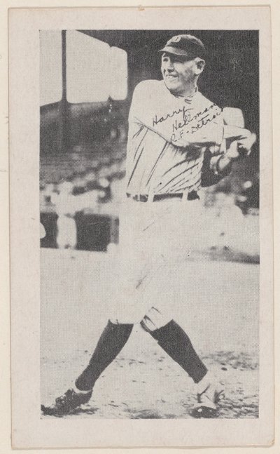 Harry Heilmann, R.F, Detroit, from Baseball Strip Cards W575-2, ca. 1921-22 by Unbekannt