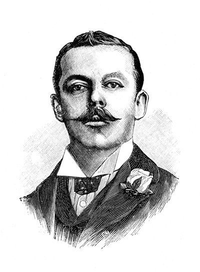 Harry John Lawson, English inventor of a safety bicycle by Unbekannt