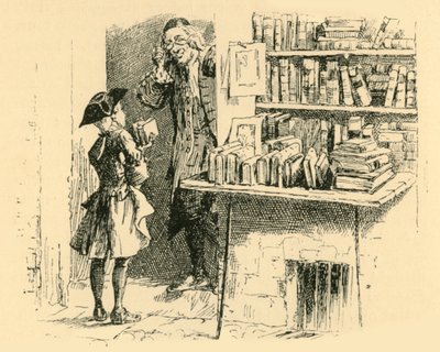 He managed to save sufficient to purchase two volumes by Unbekannt