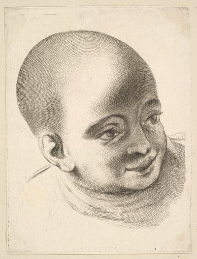 Head of a Child, from Livre de Têtes Gravées d
