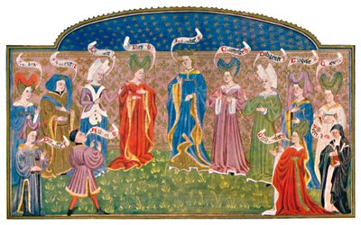 Headdresses in the Fifteenth Century MS. Roy. 15 E. v. by Unbekannt