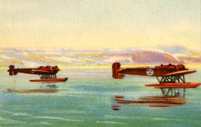 Heinkel HE 5 Seaplanes Used in the Search for Umberto Nobile, North Pole, 1928, 1932 by Unbekannt