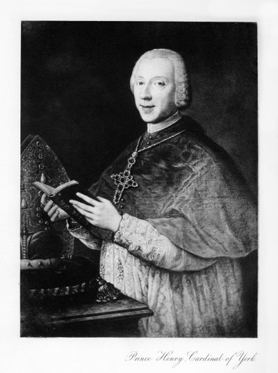 Henry Benedict Stuart as Cardinal Duke of York by Unbekannt