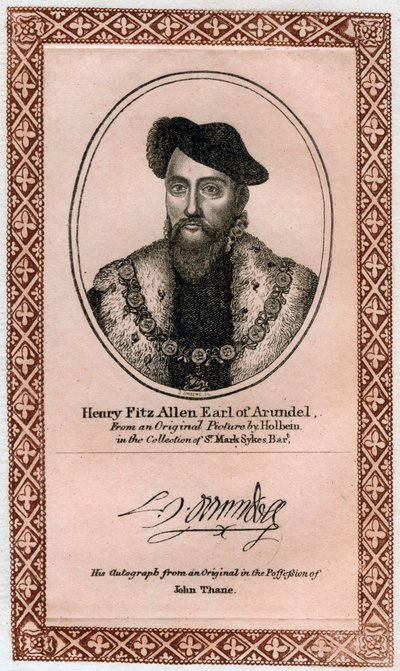 Henry Fitzalan, 19th Earl of Arundel by Unbekannt