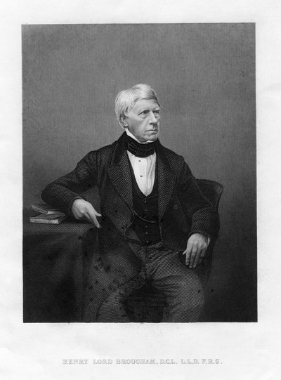 Henry Peter Brougham, Baron Brougham and Vaux, Scottish-born British Jurist and Politician by Unbekannt