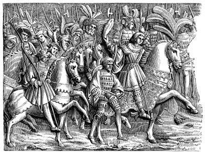 Henry VIII in the Field of the Cloth of Gold by Unbekannt