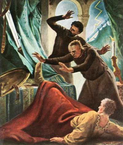 Henry V is Hit by Lightning in the Imperial House at Goslar by Unbekannt