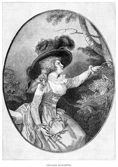 Her Royal Highness the Princess Elizabeth, 3rd Daughter of George III, 19th Century by Unbekannt