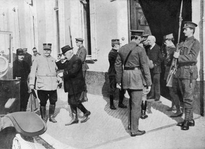 Herbert Asquith at the front, First World War by Unbekannt