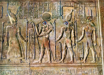 Hieroglyphic Relief, Temple of Kom Ombo, Egypt by Unbekannt