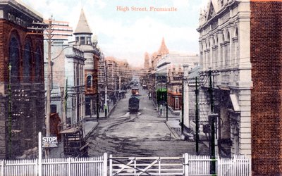 High Street, Fremantle, Australia, c1900s by Unbekannt