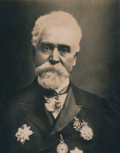 Hiram Stevens Maxim, American-born British inventor and engineer by Unbekannt