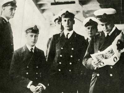 His Majesty Seated Among His Fellow Cadets by Unbekannt