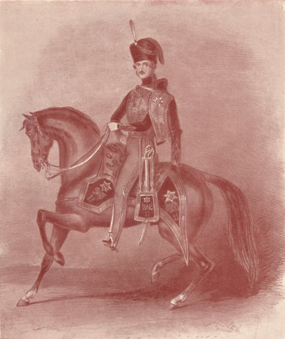 His Royal Highness Prince Albert, Colonel of the 11th Hussars, 19th century, 1909 by Unbekannt