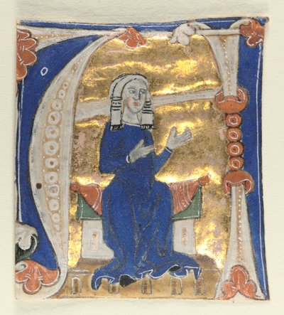 Historiated Initial A Excised from a Bible by Unbekannt