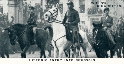 Historic Entry into Brussels, 1918 by Unbekannt