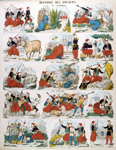 History of the Zouaves in Africa, in the Crimea and in Italy by Unbekannt