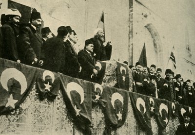 Holy War is Pronounced at the Fatih Mosque, Constantinople by Unbekannt