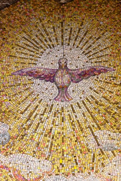 Holy Spirit Symbol Mosaic in Sacro Cuore di Gesu Church, Gallipoli, Italy by Unbekannt