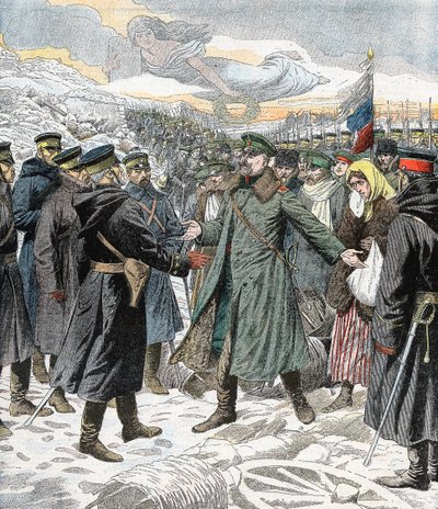 Honorable surrender, Port Arthur, Russo-Japanese War by Unbekannt