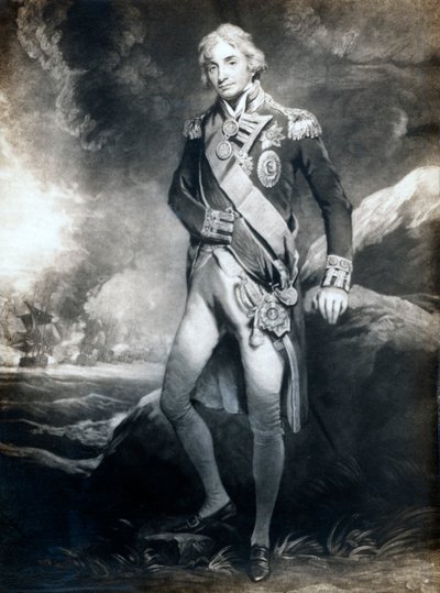 Horatio Nelson, 1st Viscount Nelson, English Naval Commander by Unbekannt