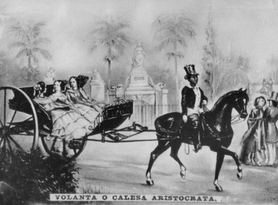 Horse and Carriage of the Aristocracy, c1910 by Unbekannt