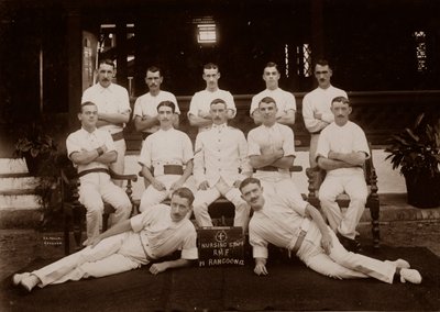 Hospital Orderlies of the 1st Royal Munster Fusiliers, Rangoon, Burma, 1913 by Unbekannt