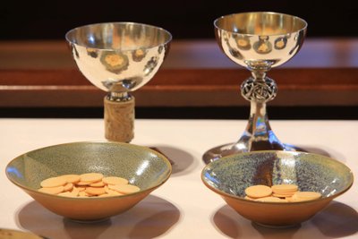 Hosts and Chalices, Bussy-Saint-Georges by Unbekannt
