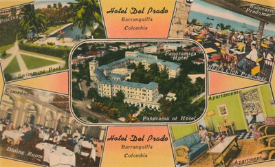 Hotel Del Prado, Barranquilla, Colombia, c1940s by Unbekannt