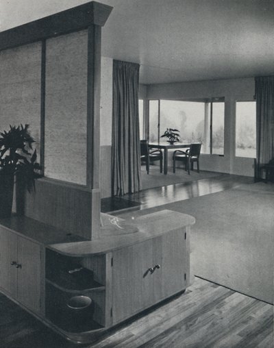 House at Pomona, California...Looking Across the Living Room by Unbekannt