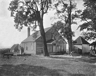 House in which Stonewall Jackson died, Richmond, Virginia, USA, c1900 by Unbekannt