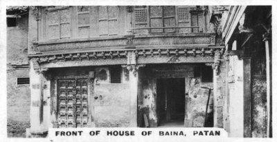 House of Baina, Patan, India, c1925 by Unbekannt