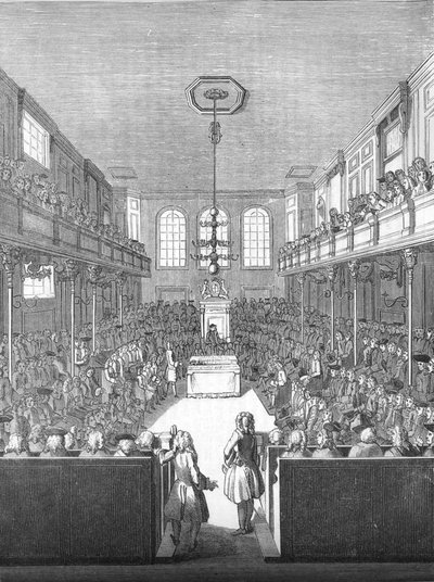 House of Commons in the Time of George II by Unbekannt