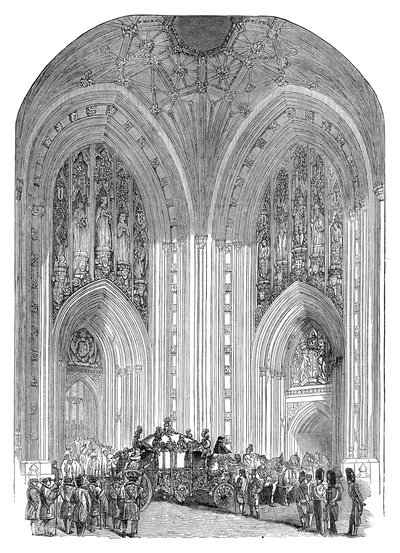 Houses of Parliament, Grand Entrance, Westminster, London by Unbekannt