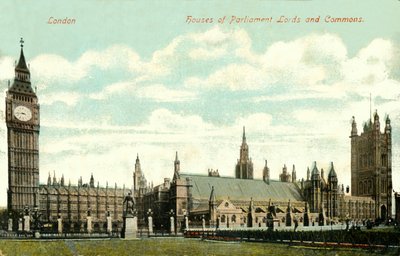 Houses of Parliament Lords and Commons, late 19th-early 20th century by Unbekannt
