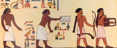 How An Ancient Egyptian Painted The Coming Of The Israelites Into Egypt by Unbekannt