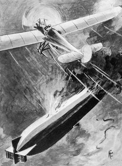 How Sub-Lieutenant Warneford Won His VC, 7 June 1915 by Unbekannt