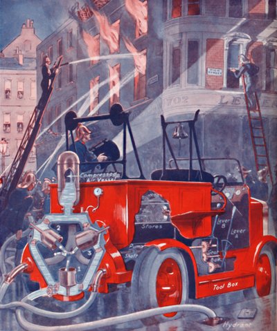 How The Fire Engine Puts Out The Fire by Unbekannt