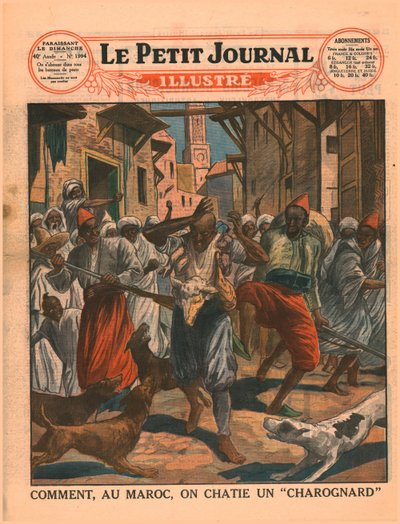 How, in Morocco, one chastens a scavenger, 1929 by Unbekannt
