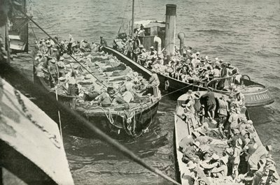 How the Wounded Were Conveyed to the Hospital Ships by Unbekannt