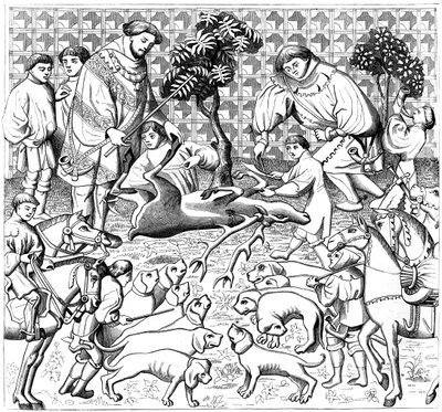 How to Skin a Stag, 15th Century by Unbekannt