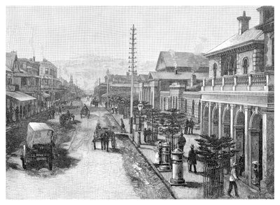 Hunter Street, Newcastle, New South Wales, Australia by Unbekannt
