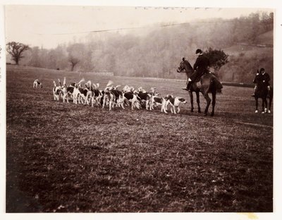 Huntsman and hounds, c 1905 by Unbekannt