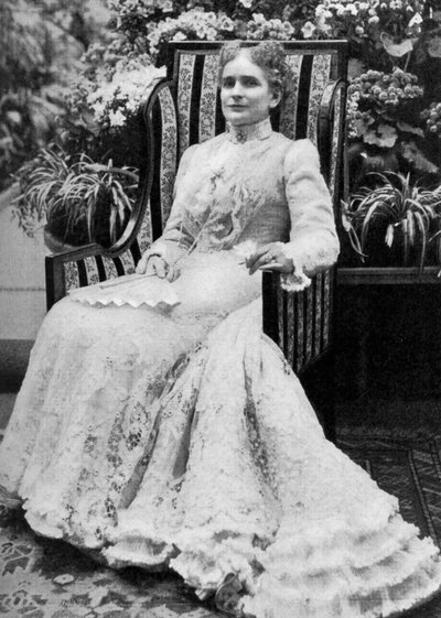 Ida Saxton McKinley, wife of American president William McKinley by Unbekannt