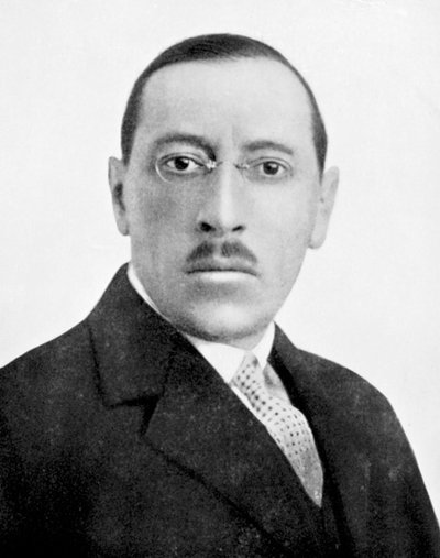 Igor Stravinsky, Russian-born Composer by Unbekannt