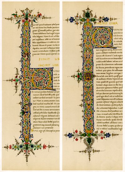 Illuminated initial letters by Unbekannt