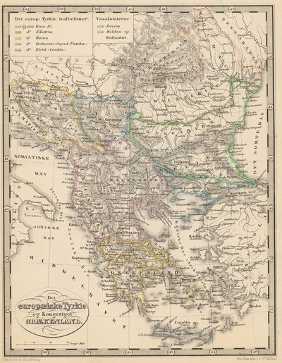 Illustration from the book Atlas of All Parts of the Earth by unknown author and published by Chr. Steen & Søn (Copenhagen, 1857) by Unbekannt