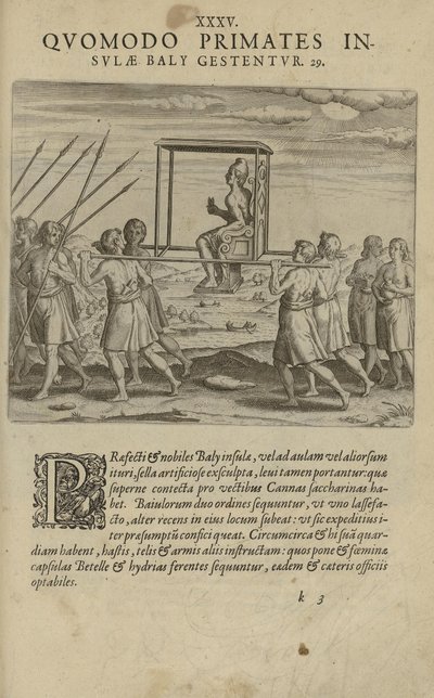 Illustration from the book India Orientalis by unknown author, published by Excudebat Matthaeus Beckerus by Unbekannt