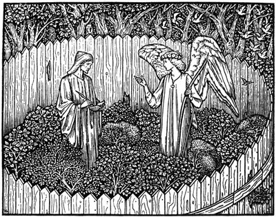 Illustration from the Kelmscott Press Edition of the Works of Geoffrey Chaucer by Unbekannt