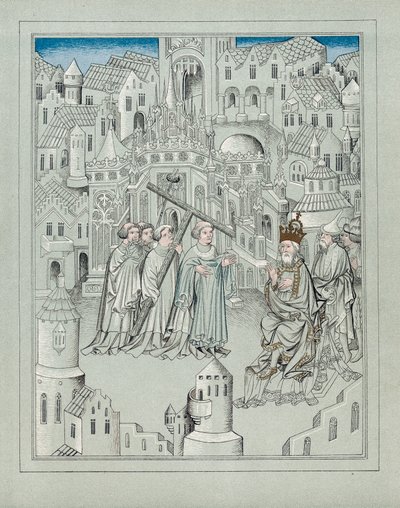 Illustration from the travels of the legendary English knight Sir John Mandeville by Unbekannt